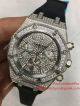 2017 Japan Replica Audemars Piguet Royal Oak Diamond Dial Black Rubber (2)_th.jpg